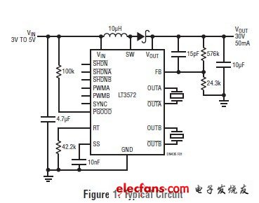 DN436微型全橋壓電馬達(dá)驅(qū)動器