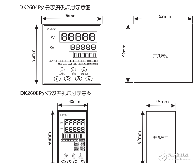 DK2600 PID智能程序控制儀表簡介及顯示操作